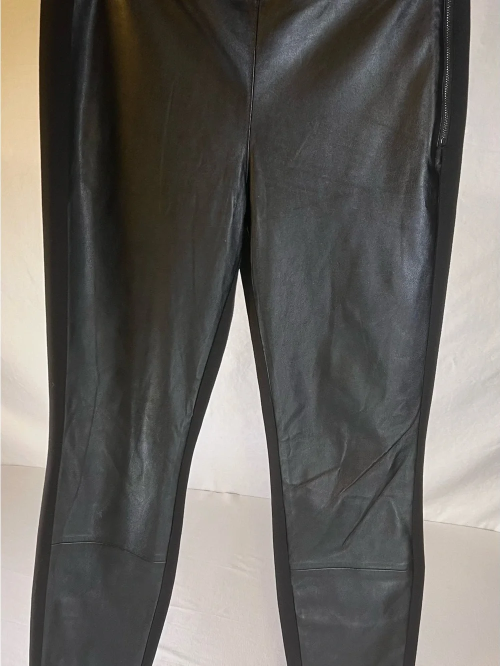 Black Faux Leather Leggings